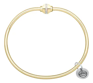 14K Gold & Diamond Cape Cod Bracelet