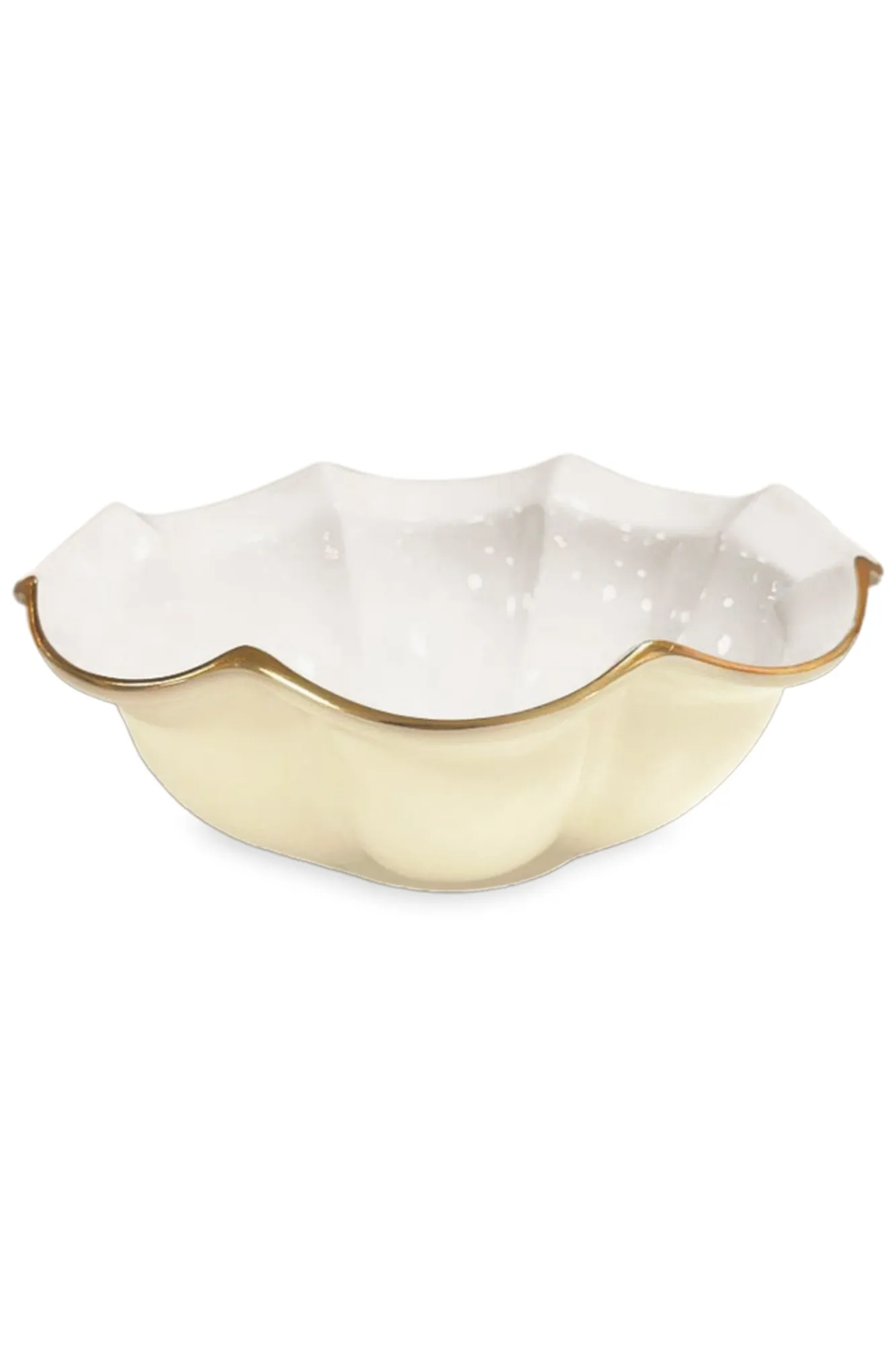 Beatriz Ball Encanto Devon Medium Bowl - Cream & White