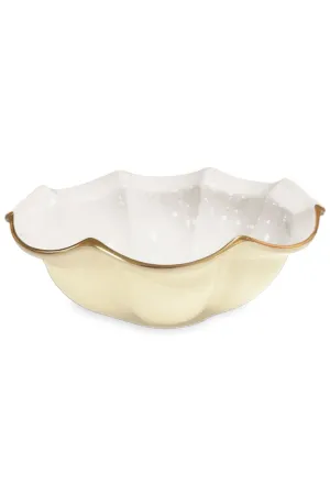 Beatriz Ball Encanto Devon Medium Bowl - Cream & White