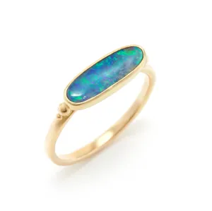 Boulder Opal Ring