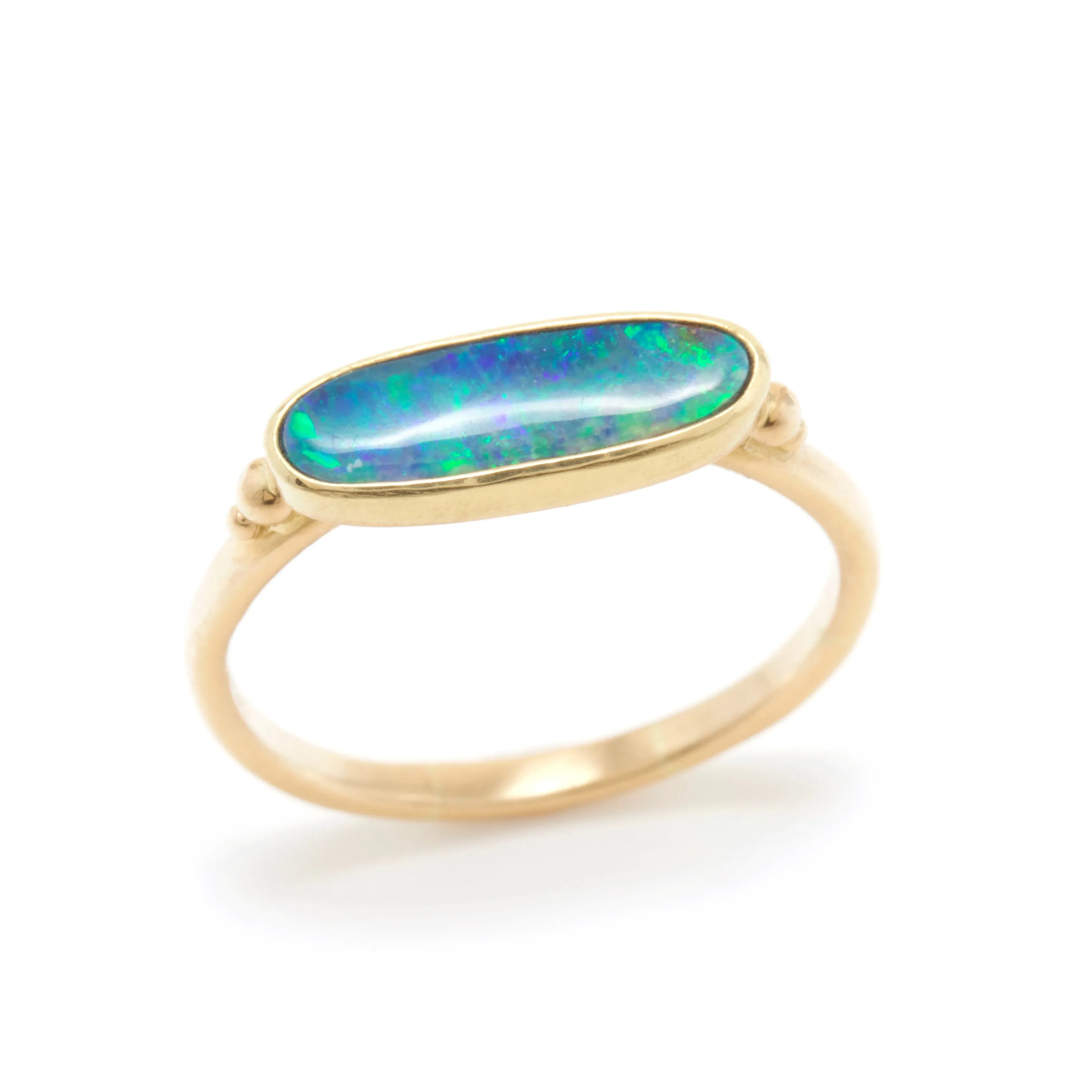 Boulder Opal Ring