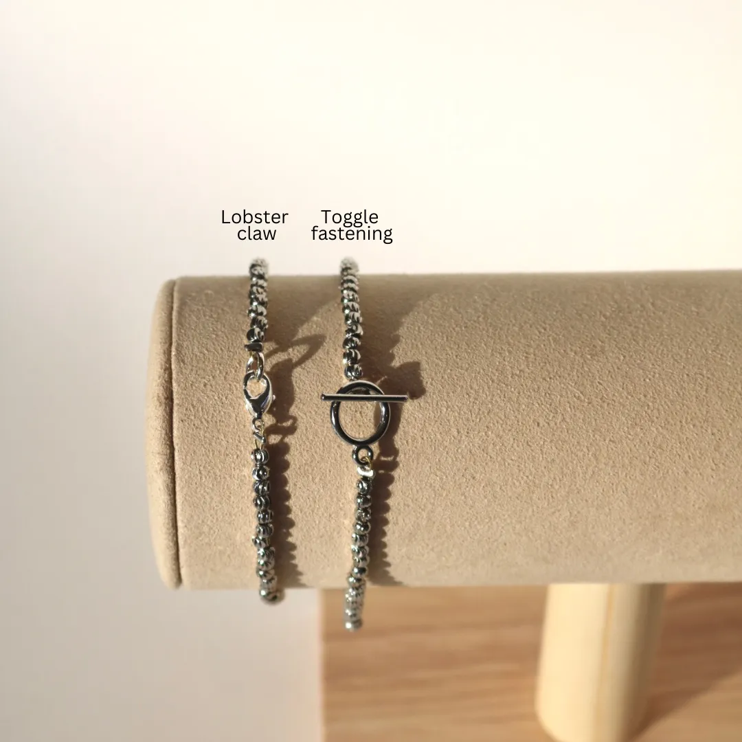 CALLIE PEARL BEADED BRACELET IN PLATINUM