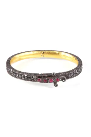 Dagger Clasp Bangle Bracelet