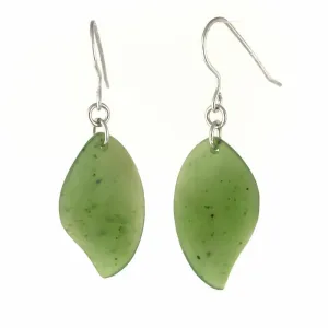Earrings, Leaf 1884