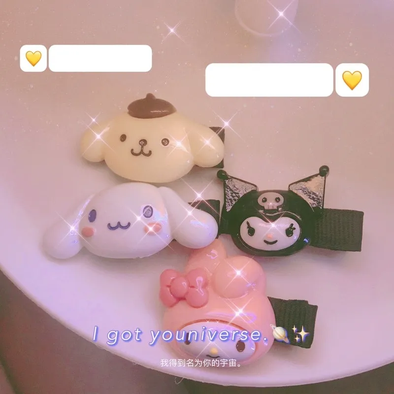 Kawaii Pink Bunny Hairpin
