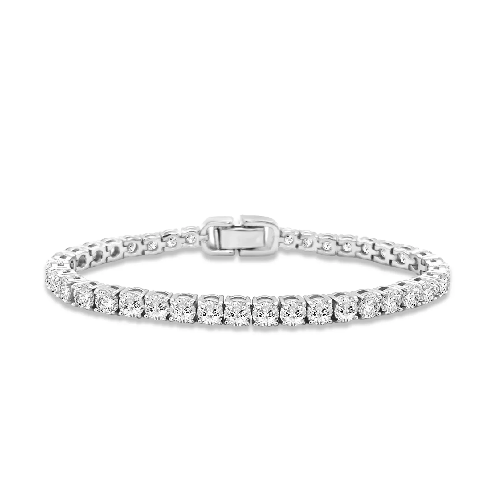 Luxe G Color 10 Carat Tennis Bracelet Four Prong