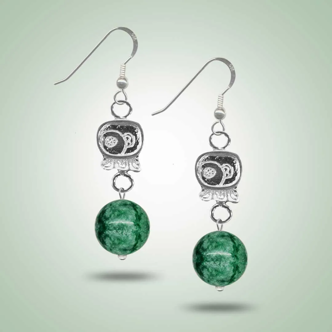 Mayan Glyph Earrings