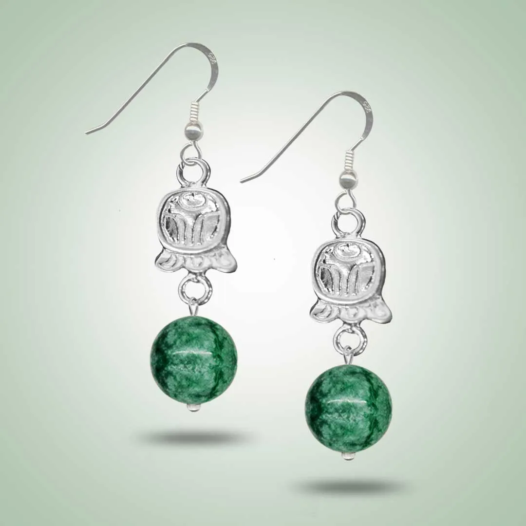 Mayan Glyph Earrings