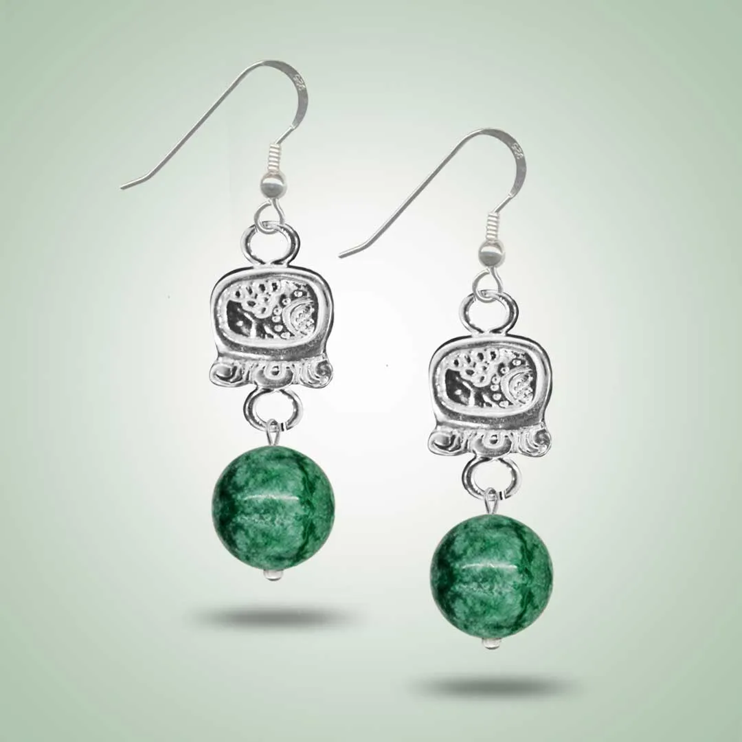 Mayan Glyph Earrings