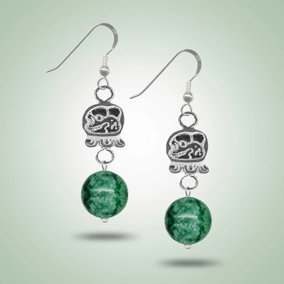 Mayan Glyph Earrings