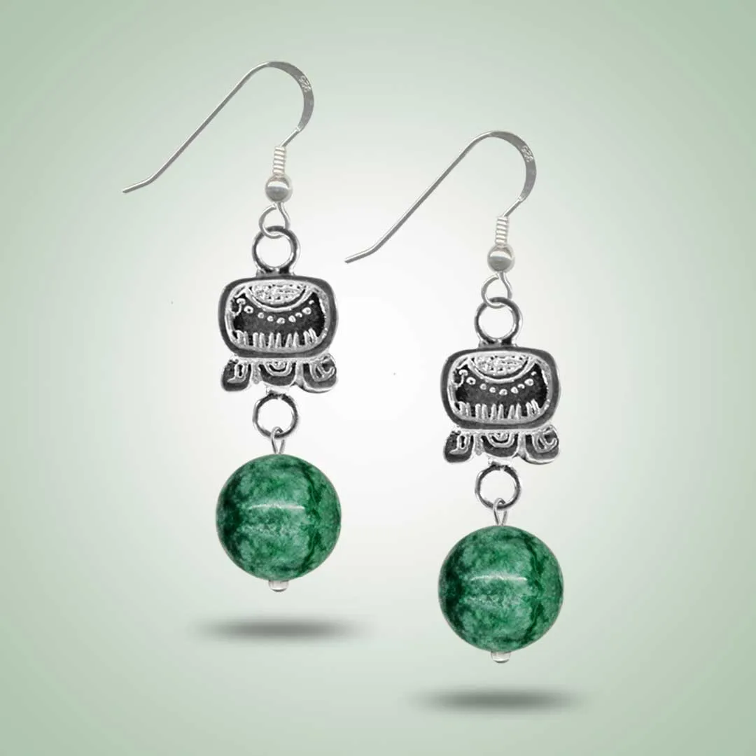 Mayan Glyph Earrings