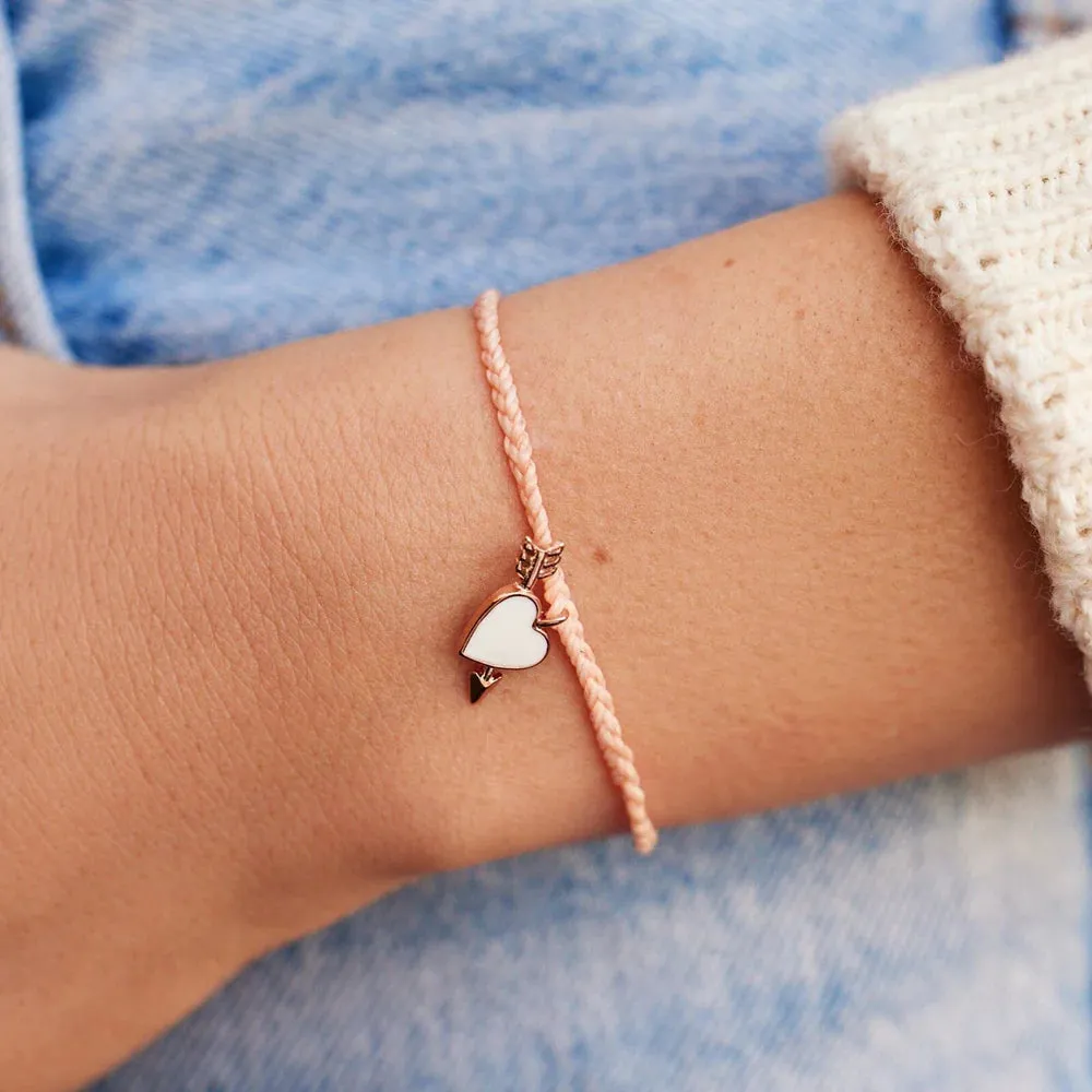 Pura Vida Lovestruck Charm Bracelet in Blush