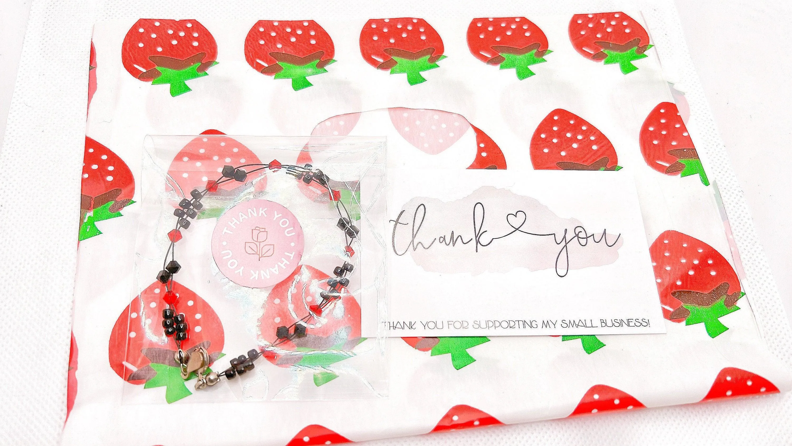 Ruby Crystal Miyuki Bead Bracelet