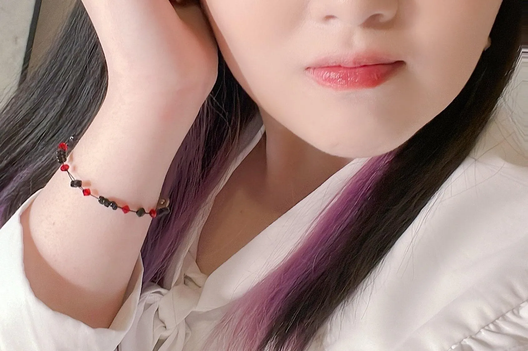 Ruby Crystal Miyuki Bead Bracelet