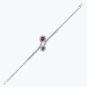 Ruby Diamond Bracelet