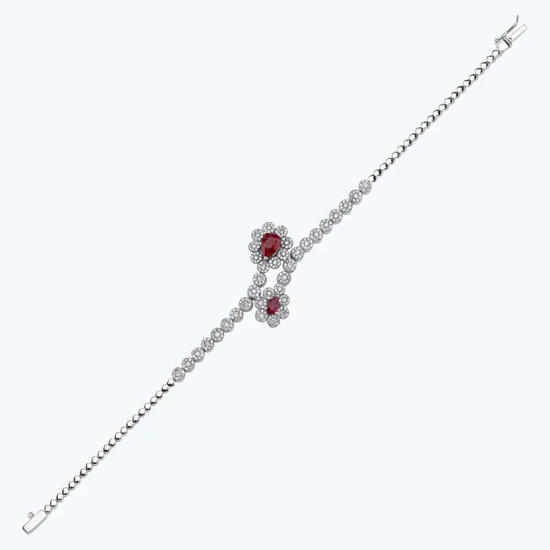 Ruby Diamond Bracelet